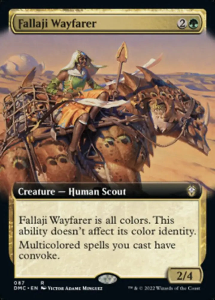 Fallaji Wayfarer (Extended Art) [Dominaria United Commander] - MTG Single