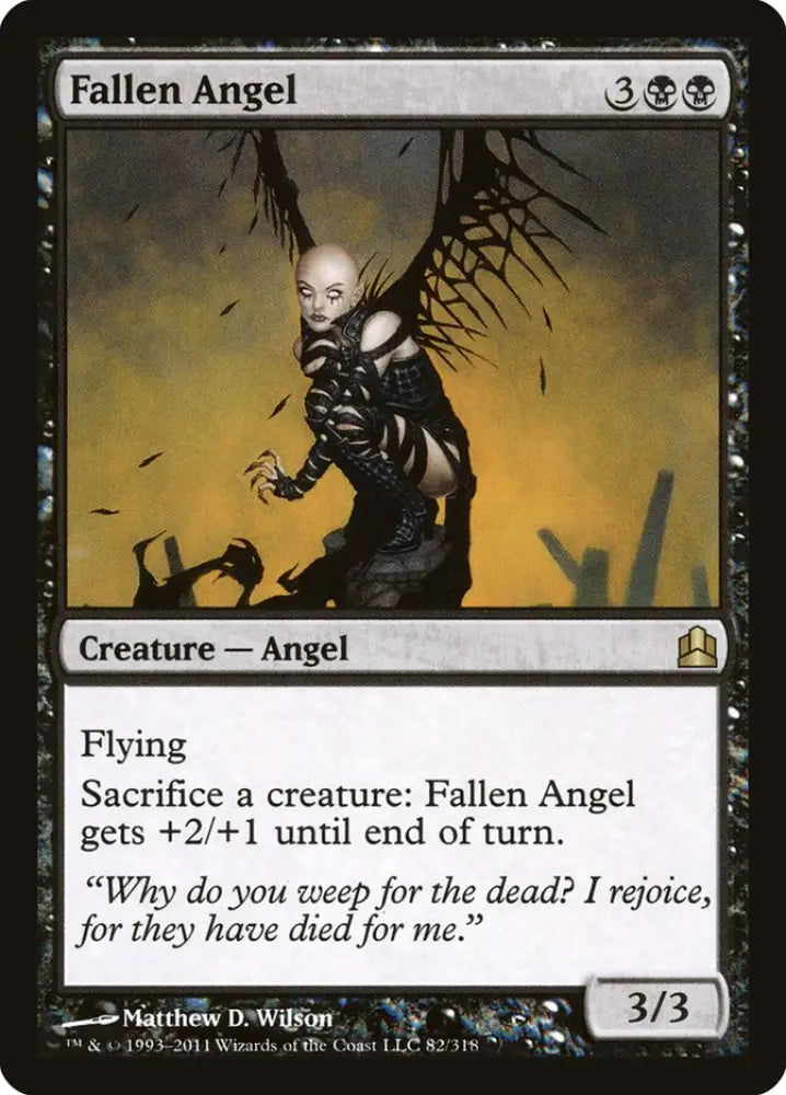 Fallen Angel [Commander 2011] - MTG Single