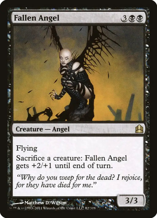 Fallen Angel [Commander 2011] - MTG Single