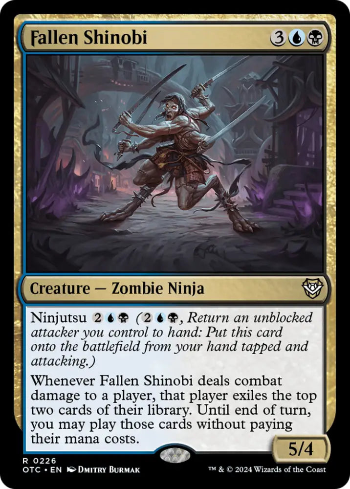 Fallen Shinobi [Outlaws of Thunder Junction Commander] - MTG Single