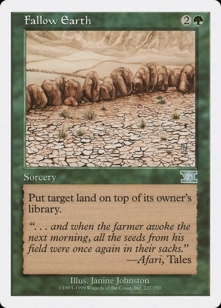 Fallow Earth [Classic Sixth Edition] - MTG Single