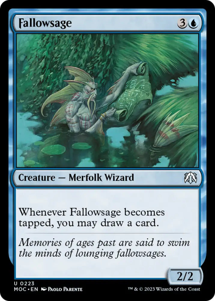Fallowsage [March of the Machine Commander] - MTG Single
