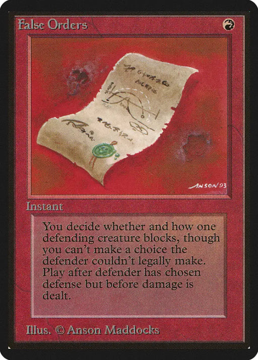 False Orders [Beta Edition] - MTG Single