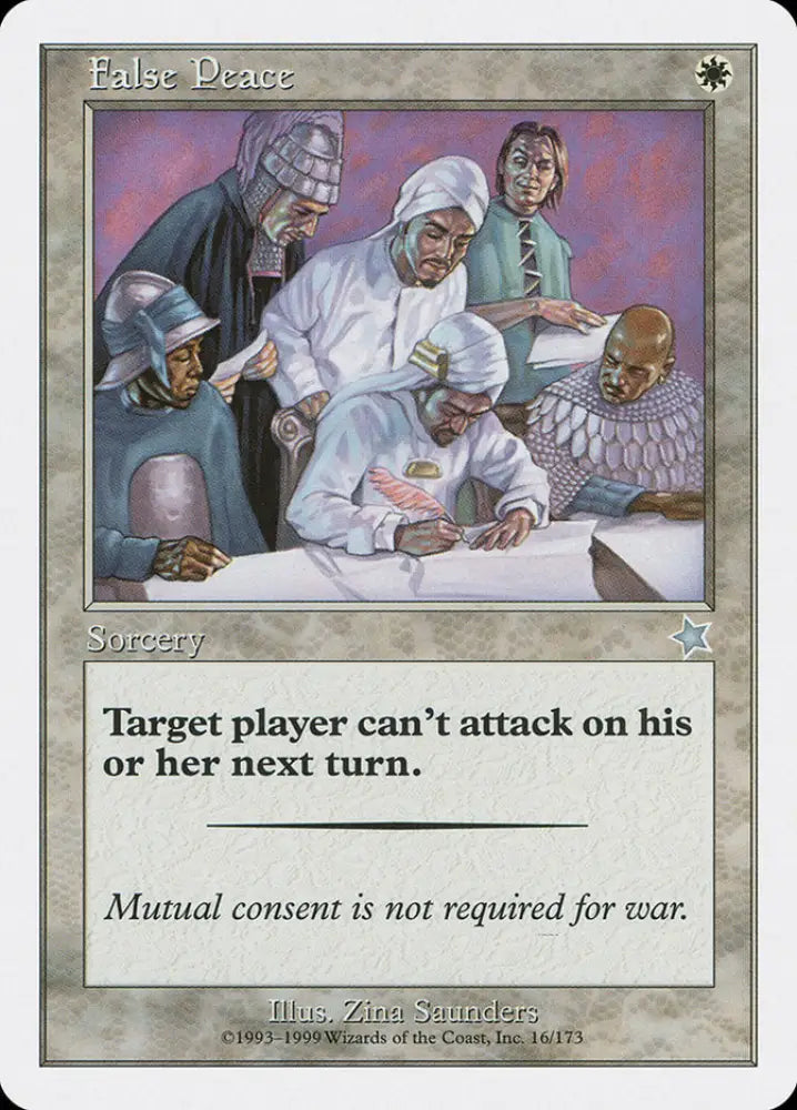 False Peace [Starter 1999] - MTG Single