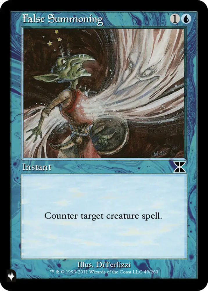 False Summoning [The List] - MTG Single