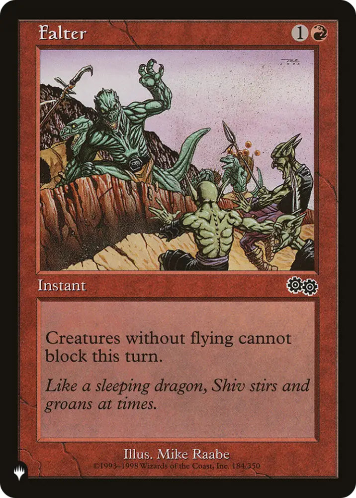 Falter [The List] - MTG Single
