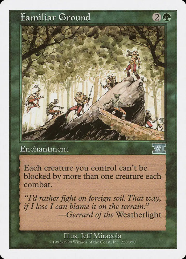 Familiar Ground [Classic Sixth Edition] - MTG Single