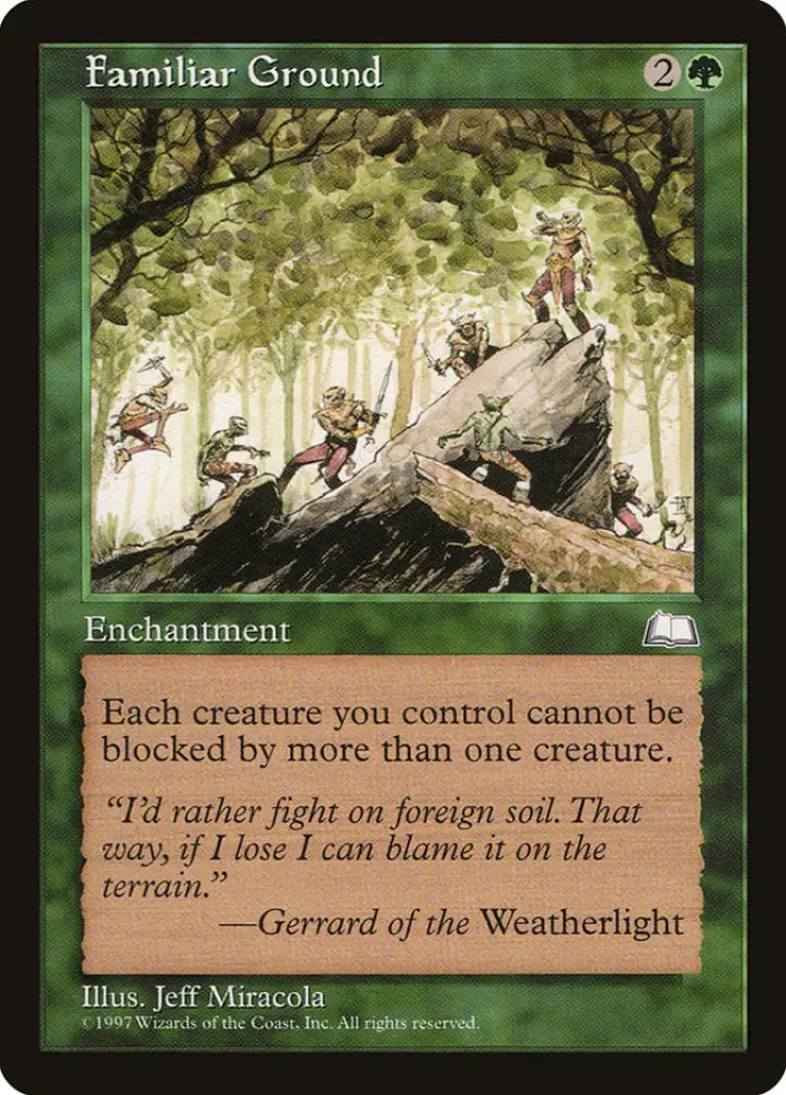 Familiar Ground [Weatherlight] - MTG Single