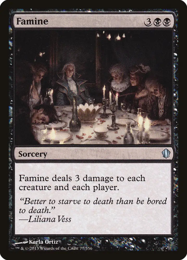 Famine [Commander 2013] - MTG Single