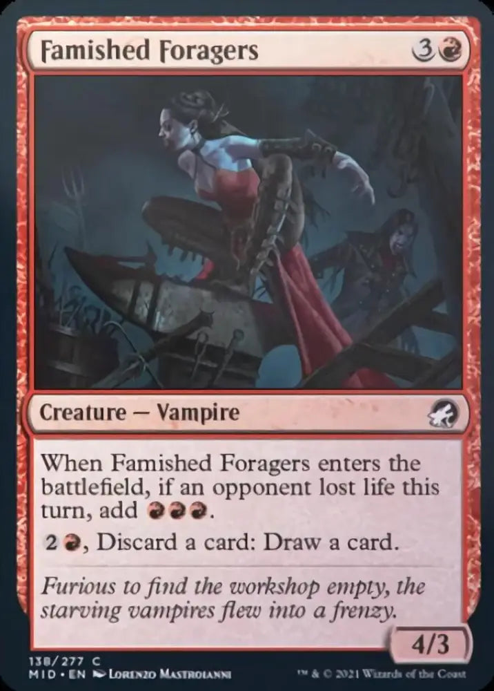 Famished Foragers [Innistrad: Midnight Hunt] - MTG Single