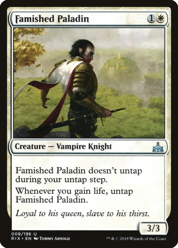 Famished Paladin [Rivals of Ixalan] - MTG Single