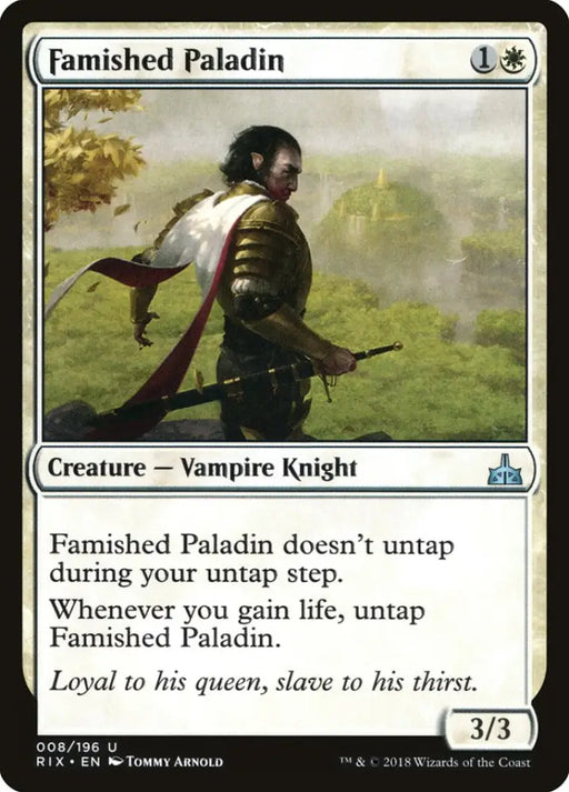 Famished Paladin [Rivals of Ixalan] - MTG Single