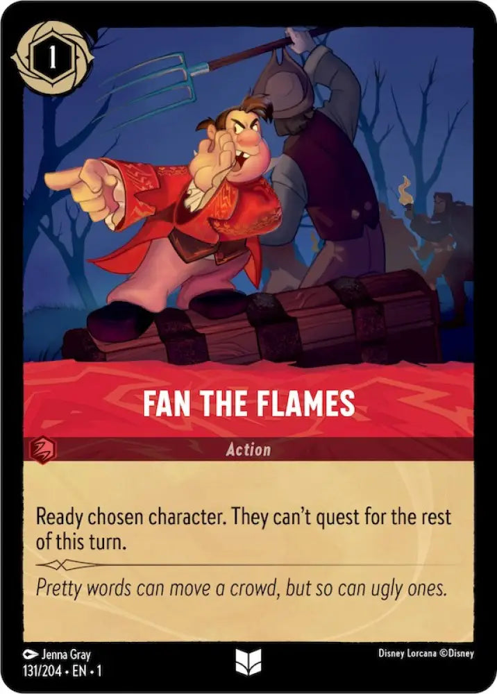 Fan the Flames (131/204) [The First Chapter] - Lorcana Single