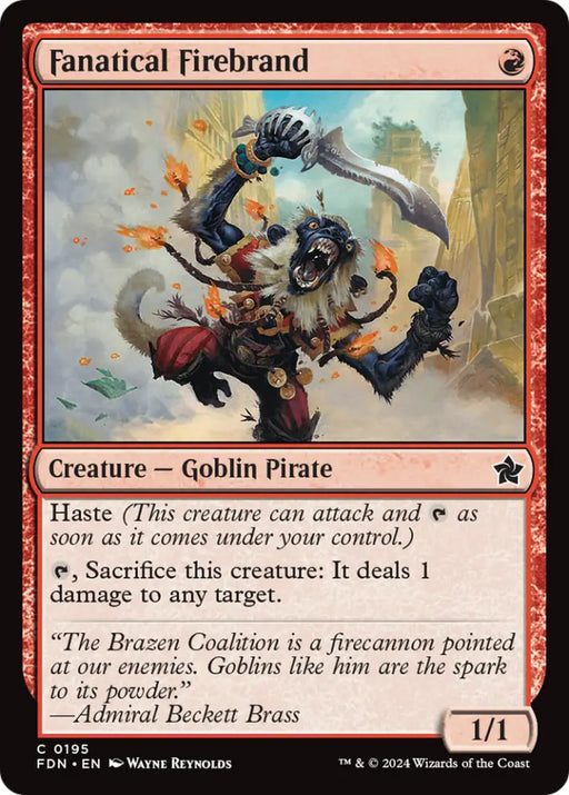 Fanatical Firebrand [Foundations] - MTG Single