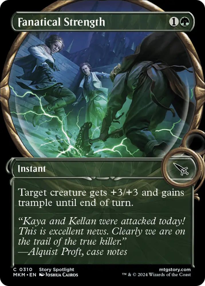 Fanatical Strength (Showcase) [Murders at Karlov Manor] - MTG Single