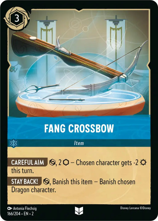 Fang Crossbow (166/204) [Rise of the Floodborn] - Lorcana Single