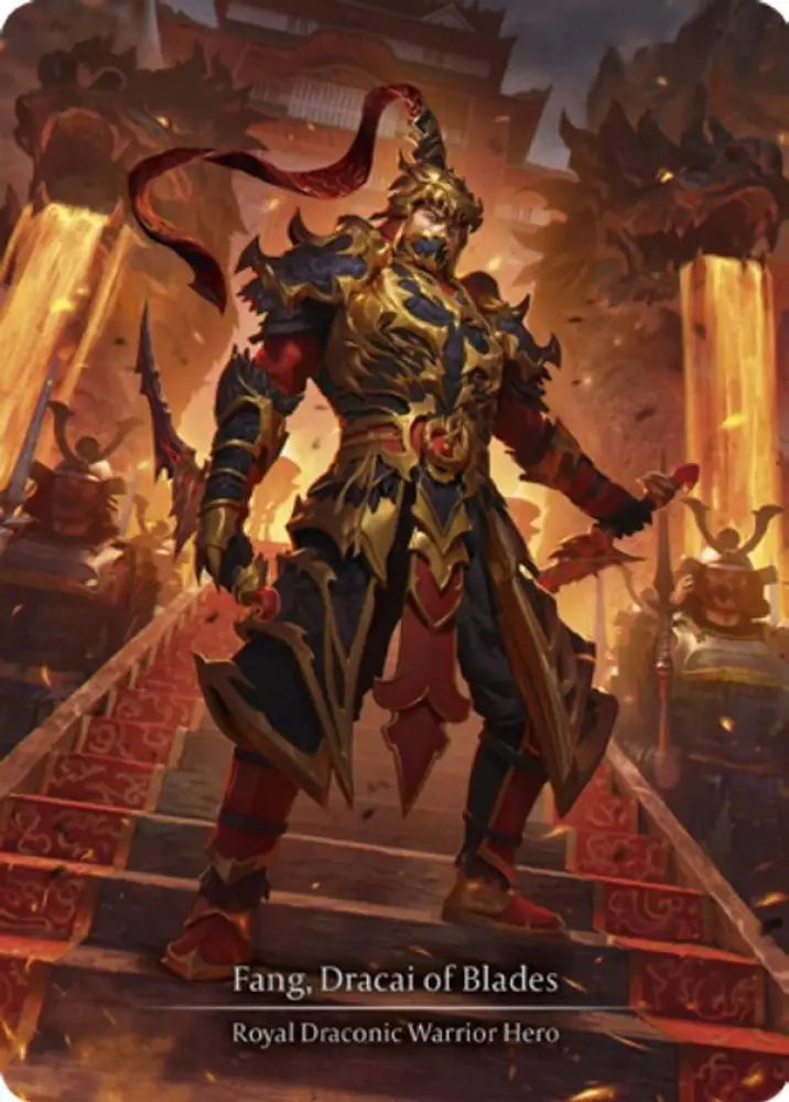 Fang Dracai of Blades [The Hunted] Cold Foil - Flesh And Blood Single
