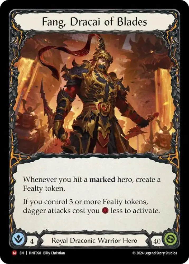 Fang Dracai of Blades [The Hunted] - Flesh And Blood Single