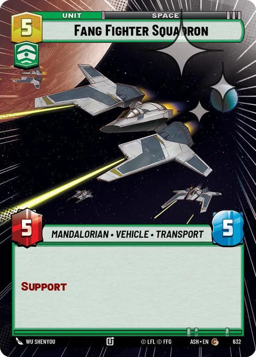 Fang Fighter Squadron (Hyperspace Foil) (632) [Ashes of the Empire]