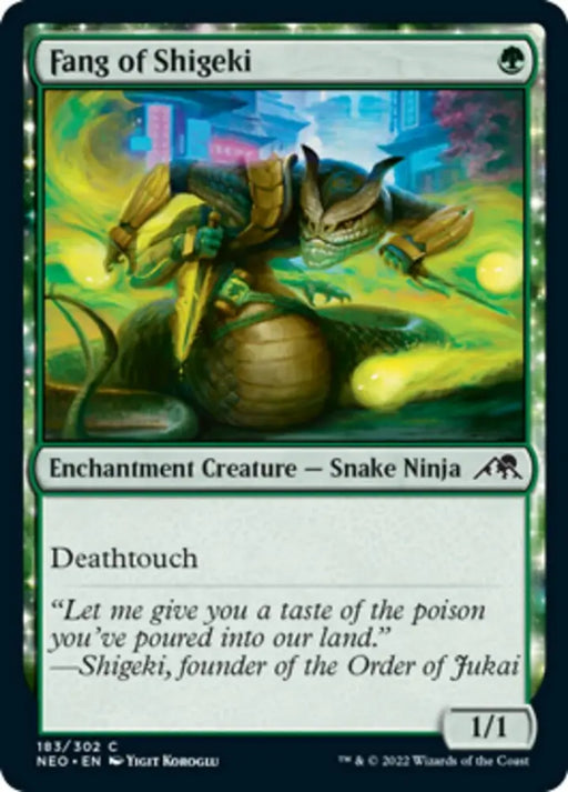 Fang of Shigeki [Kamigawa: Neon Dynasty] - MTG Single