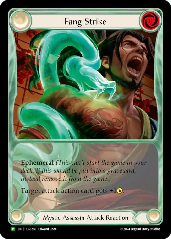 Fang Strike [LGS266] (Promo) Rainbow Foil - Flesh And Blood Single
