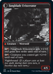 Fangblade Brigand // Fangblade Eviscerator [Innistrad: Double Feature] - MTG Single
