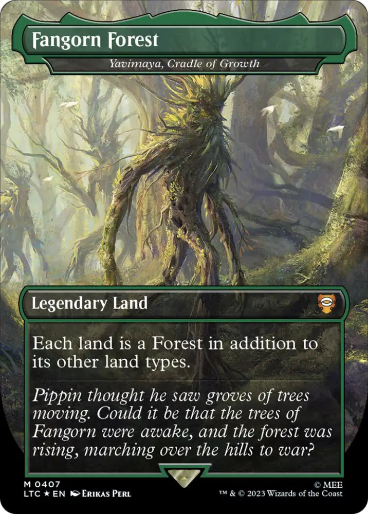Fangorn Forest - Yavimaya Cradle of Growth (Surge Foil Realms and Relics) [The Lord of the Rings: Tales of Middle-Earth