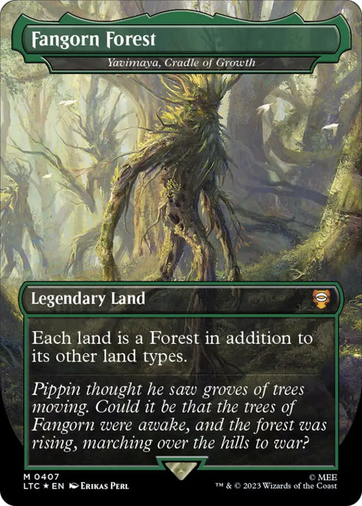 Fangorn Forest - Yavimaya Cradle of Growth (Surge Foil Realms and Relics) [The Lord of the Rings: Tales of Middle-Earth