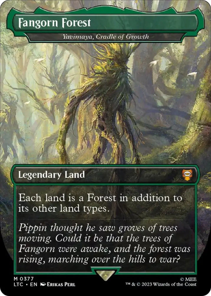 Fangorn Forest - Yavimaya Cradle of Growth [The Lord of the Rings: Tales of Middle-Earth Commander] - MTG Single
