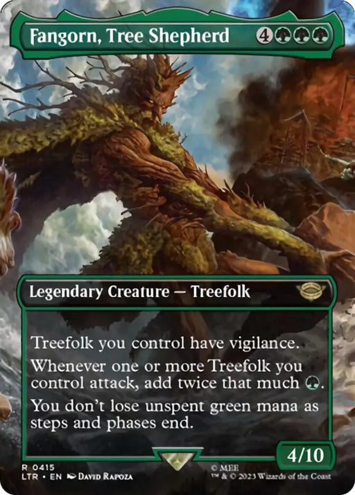 Fangorn Tree Shepherd (Borderless Alternate Art) [The Lord of the Rings: Tales of Middle-Earth] - MTG Single