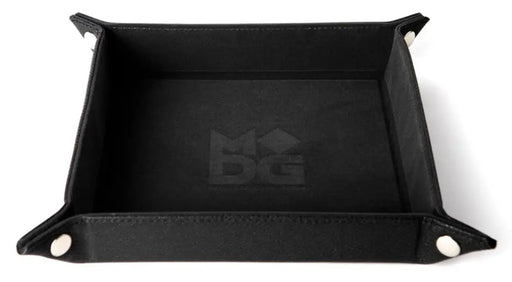 FanRoll Fold Up Dice Velvet Tray Leather Black - Accessoire