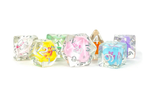 FanRoll: Resin 7 Dice Set Love Inclusion 16mm - Accessoire