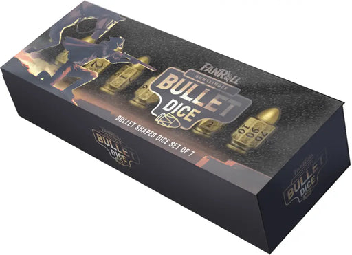 FanRoll: Resin 7 Poly Dice Set Bullet Gunslinger - Accessoire
