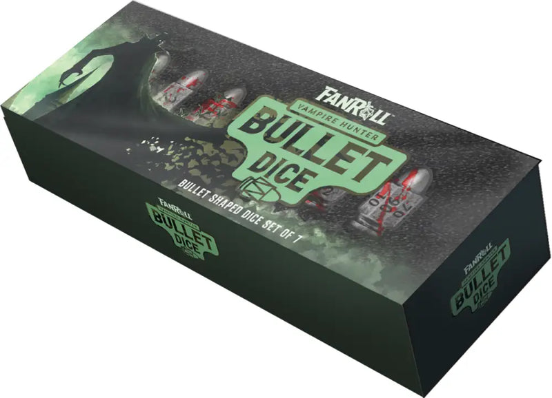 FanRoll: Resin 7 Poly Dice Set Bullet Vampire Hunter - Accessoire