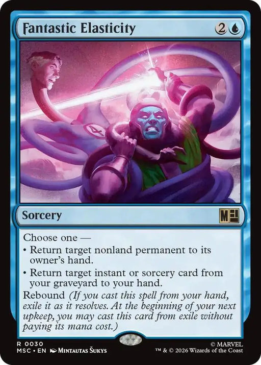 Fantastic Elasticity (Surge Foil) (30) [Marvel Super Heroes Commander]