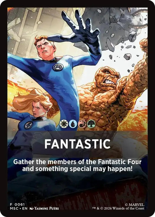 Fantastic Theme Card (61) [Marvel Super Heroes Commander]