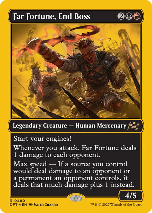 Far fortune End Boss (First-Place Foil) [Aetherdrift] - MTG Single
