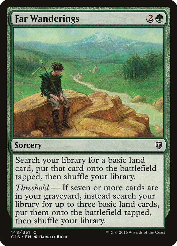 Far Wanderings [Commander 2016] - MTG Single
