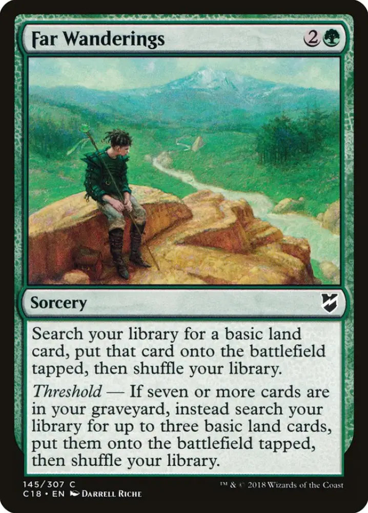 Far Wanderings [Commander 2018] - MTG Single