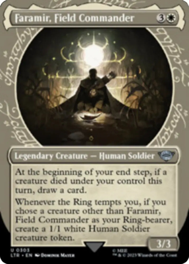 Faramir Field Commander (Showcase Ring Frame) [The Lord of the Rings: Tales of Middle-Earth] - MTG Single