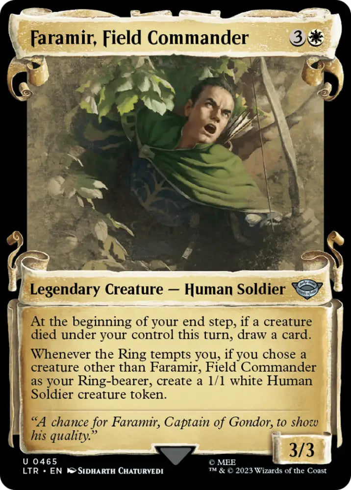 Faramir Field Commander [The Lord of the Rings: Tales of Middle-Earth Showcase Scrolls] - MTG Single