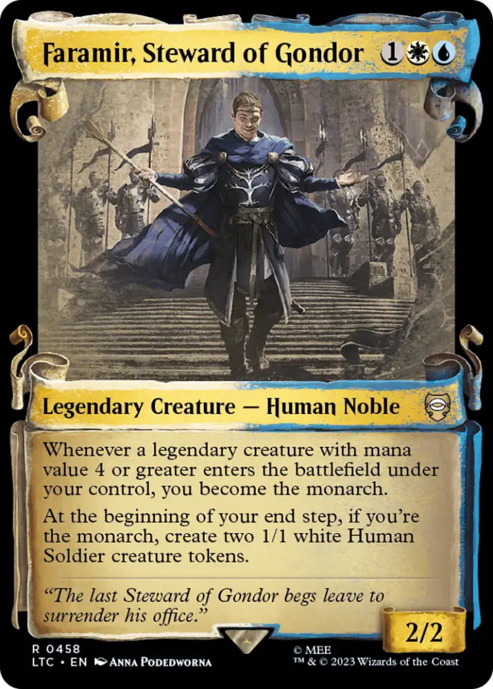 Faramir Steward of Gondor [The Lord of the Rings: Tales of Middle-Earth Commander Showcase Scrolls] - MTG Single