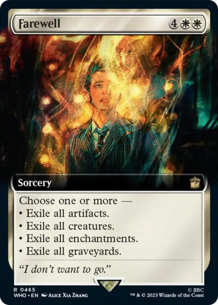 Farewell (Extended Art) [Doctor Who] - MTG Single