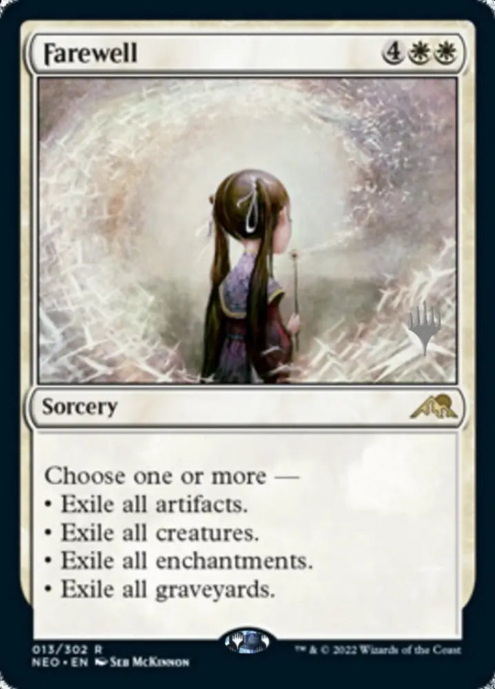 Farewell (Promo Pack) [Kamigawa: Neon Dynasty Promos] - MTG Single