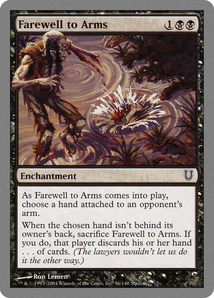 Farewell to Arms [Unhinged] - MTG Single