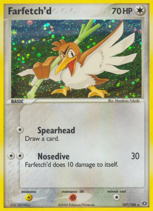 Farfetch’d (107/106) [EX: Emerald] - Pokemon Single
