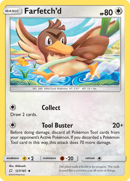 Farfetch’d (127/181) [Sun & Moon: Team Up] - Pokemon Single