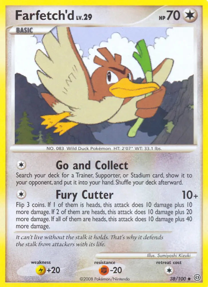 Farfetch’d (38/100) [Diamond & Pearl: Stormfront] - Pokemon Single