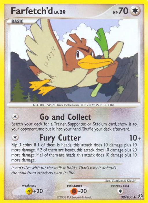 Farfetch’d (38/100) [Diamond & Pearl: Stormfront] - Pokemon Single