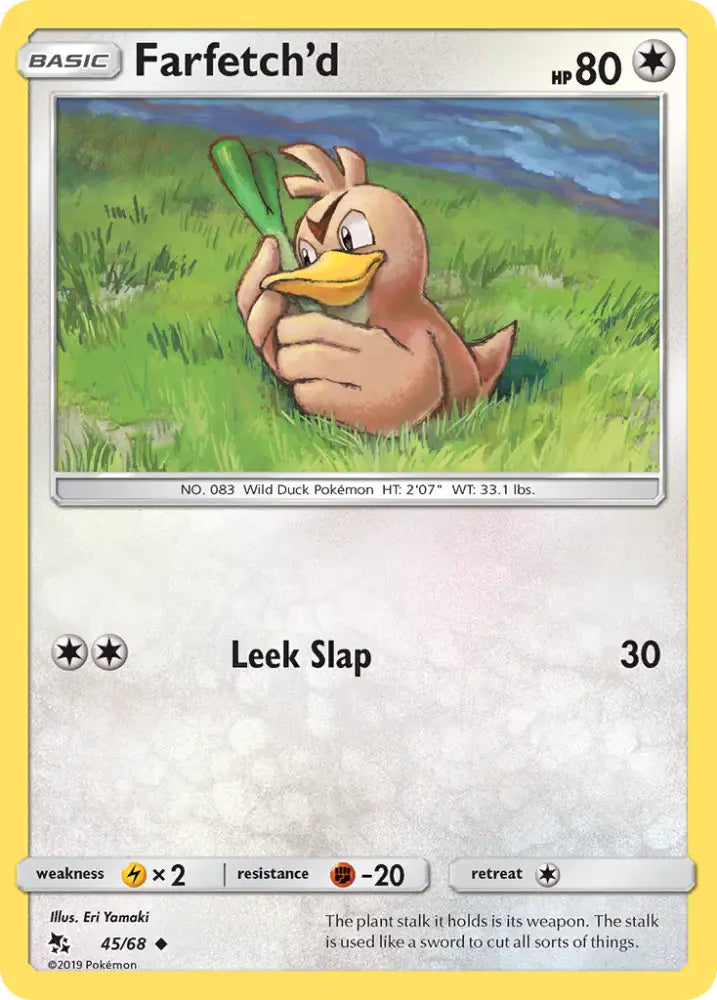 Farfetch’d (45/68) [Sun & Moon: Hidden Fates] - Pokemon Single